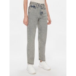 Calvin Klein Jeans Дънки High Rise Straight J20J222455 Тъмносин Straight Fit