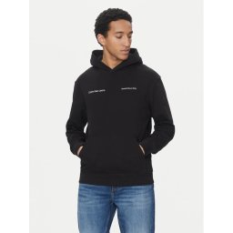 Calvin Klein Jeans Суитшърт Big Box Logo J30J325490 Черен Regular Fit