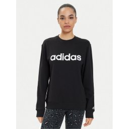 adidas Суитшърт Essentials Linear IC6878 Черен Regular Fit