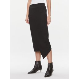 Calvin Klein Пола тип молив Stretch Jersey Midi Skirt K20K206808 Черен Slim Fit