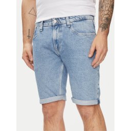 Tommy Jeans Дънкови шорти Ronnie DM0DM19154 Син Slim Fit