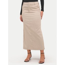 Kaffe Миди пола Agathe 10508753 Бежов Regular Fit