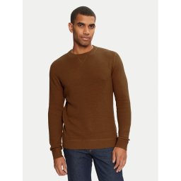 Jack & Jones Пуловер 12264668 Кафяв Regular Fit