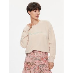 Pepe Jeans Суитшърт Lana PL581430 Екрю Regular Fit