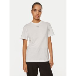Calvin Klein Тишърт Nano Logo K20K207519 Бял Regular Fit