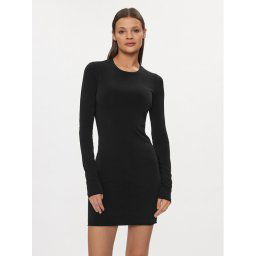 Patrizia Pepe Ежедневна рокля 8A1285/J113-K103 Черен A-Line Fit