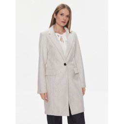 ONLY Преходно палто Nancy 15292832 Бял Regular Fit