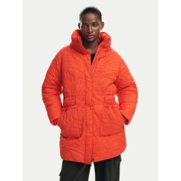 Desigual Зимно яке Aarhus 24WWEWAC Оранжев Regular Fit
