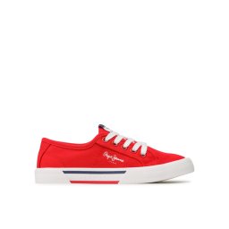 Pepe Jeans Гуменки Brady Boy Basic PBS30527 Червен