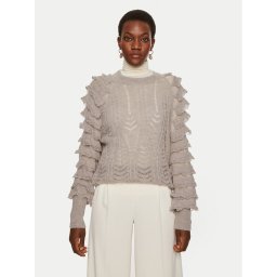 TWINSET Пуловер 242TP3101 Сив Loose Fit