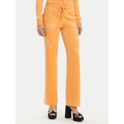 Juicy Couture Долнище анцуг Del Ray JCAP180 Оранжев Regular Fit