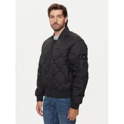 Tommy Hilfiger Яке бомбър MW0MW37341 Черен Regular Fit
