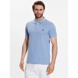 Polo Ralph Lauren Тениска с яка и копчета 710548797013 Син Slim Fit