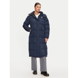 Tommy Jeans Пухено яке Alaska DW0DW18860 Тъмносин Regular Fit