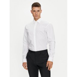 Hugo Риза Valerio 50519812 Бял Modern Fit