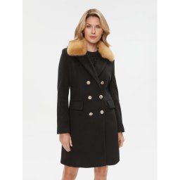Maryley Преходно палто 23IB115/01NE Черен Regular Fit