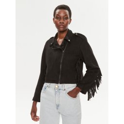 Brave Soul Преходно яке LJK-LOTTE Черен Straight Fit
