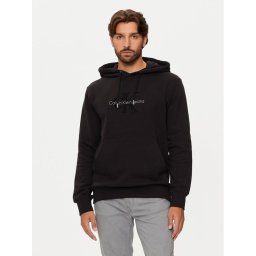 Calvin Klein Jeans Суитшърт J30J326637 Черен Regular Fit