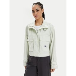 Calvin Klein Jeans Преходно яке Utility J20J223030 Екрю Regular Fit
