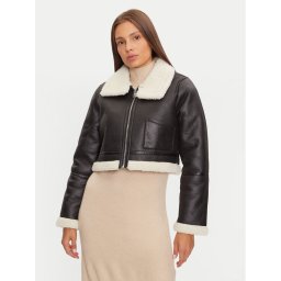 Brave Soul Яке от имитация на кожа LJK-MAX683 Черен Regular Fit