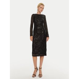 Bruuns Bazaar Коктейлна рокля Ellliane BBW4190 Черен Slim Fit