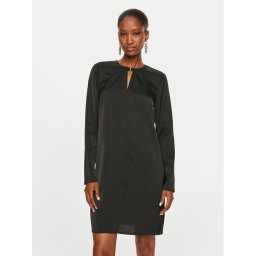 Calvin Klein Ежедневна рокля Lw Shiny K20K207995 Черен Regular Fit