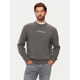 Guess Jeans Пуловер M4BR31 Z3HM1 Сив Regular Fit