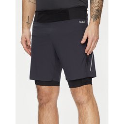 CMP Спортни шорти 32C6747 Сив Regular Fit