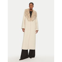 Luisa Spagnoli Вълнено палто Supplica 541206 Бежов Regular Fit