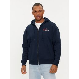 Tommy Jeans Суитшърт Color Pop Spray DM0DM18631 Тъмносин Relaxed Fit