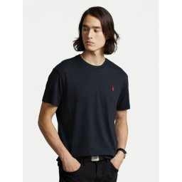 Polo Ralph Lauren Тишърт Bsr 710680785 Черен Custom Slim Fit