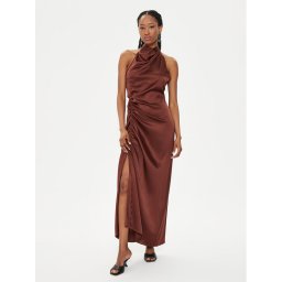 Gestuz Лятна рокля Walery 10908960 Кафяв Relaxed Fit