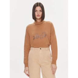 Liu Jo Поло MF3432 MS14G Кафяв Regular Fit