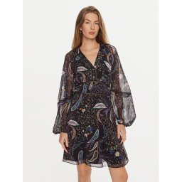 Guess Ежедневна рокля Yvette W4BK29 WDW82 Черен Regular Fit