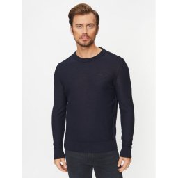 Boss Пуловер Avac_C 50501762 Тъмносин Regular Fit