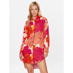 Sisley Ежедневна рокля 40NMLV03I Червен Regular Fit
