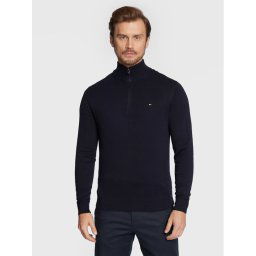 Tommy Hilfiger Пуловер MW0MW28049 Тъмносин Regular Fit