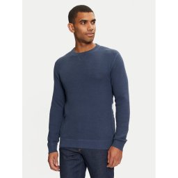 Jack & Jones Пуловер 12264668 Син Regular Fit