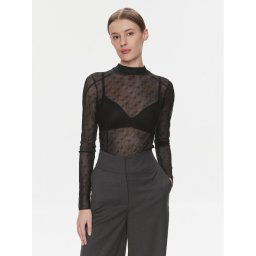 Boss Блуза Egalina 50505774 Черен Slim Fit