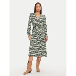 Olsen Рокля тип риза 13001788 Зелен Regular Fit