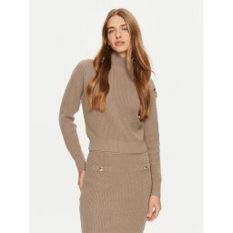 Guess Поло W4BR39 Z2WX0 Бежов Regular Fit