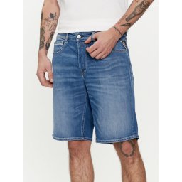 Replay Дънкови шорти M1072 .000.573 Син Regular Fit
