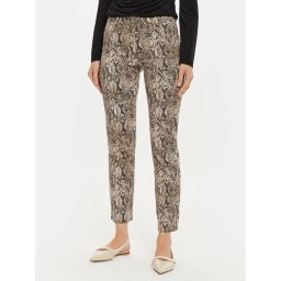 Sisley Текстилни панталони 4ZJSLE03S Кафяв Slim Fit