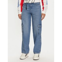 Wrangler Дънки Hot Wheels 112357951 Син Wide Leg