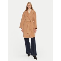 Marella Вълнено палто Marna 2423016011 Кафяв Regular Fit