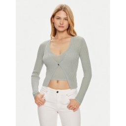 Guess Пуловер W4YR37 Z3G32 Зелен Regular Fit