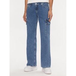 Calvin Klein Jeans Дънки J20J223688 Син Baggy Fit