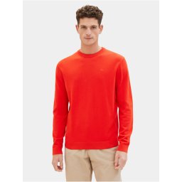 Tom Tailor Пуловер 1039810 Червен Regular Fit