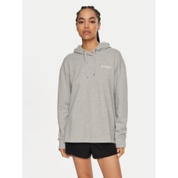 adidas Суитшърт Terrex Logo IB6567 Сив Regular Fit