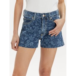 Lee Дънкови шорти Rider 112349596 Син Straight Fit